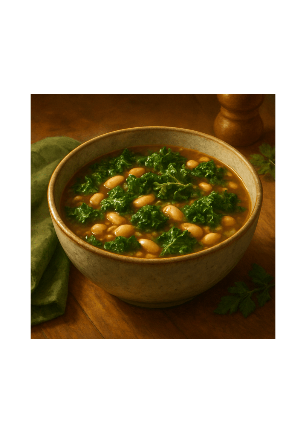 White Bean and Kale&nbsp;Soup